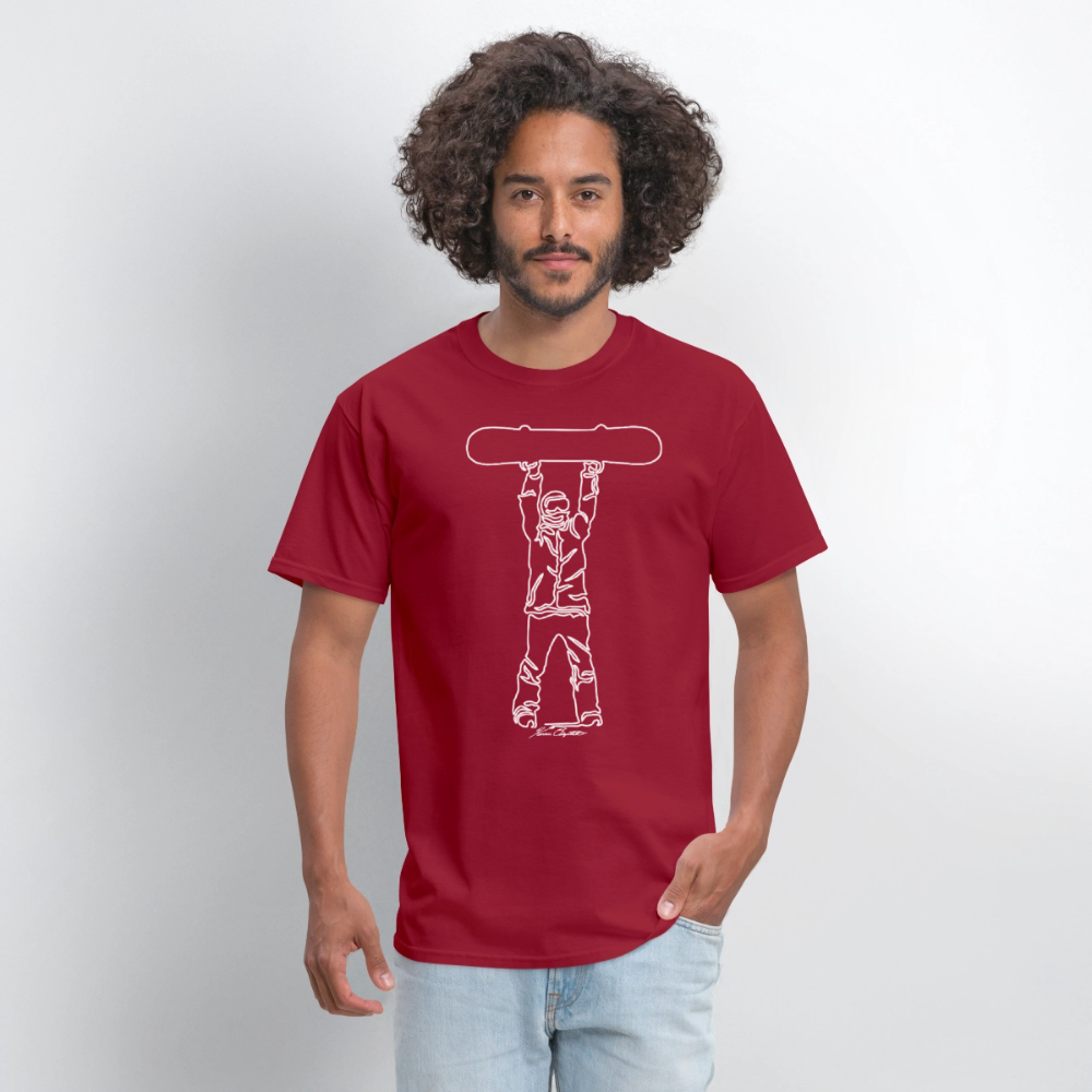 ORS BOARDS UP Men's T-Shirt - dark red