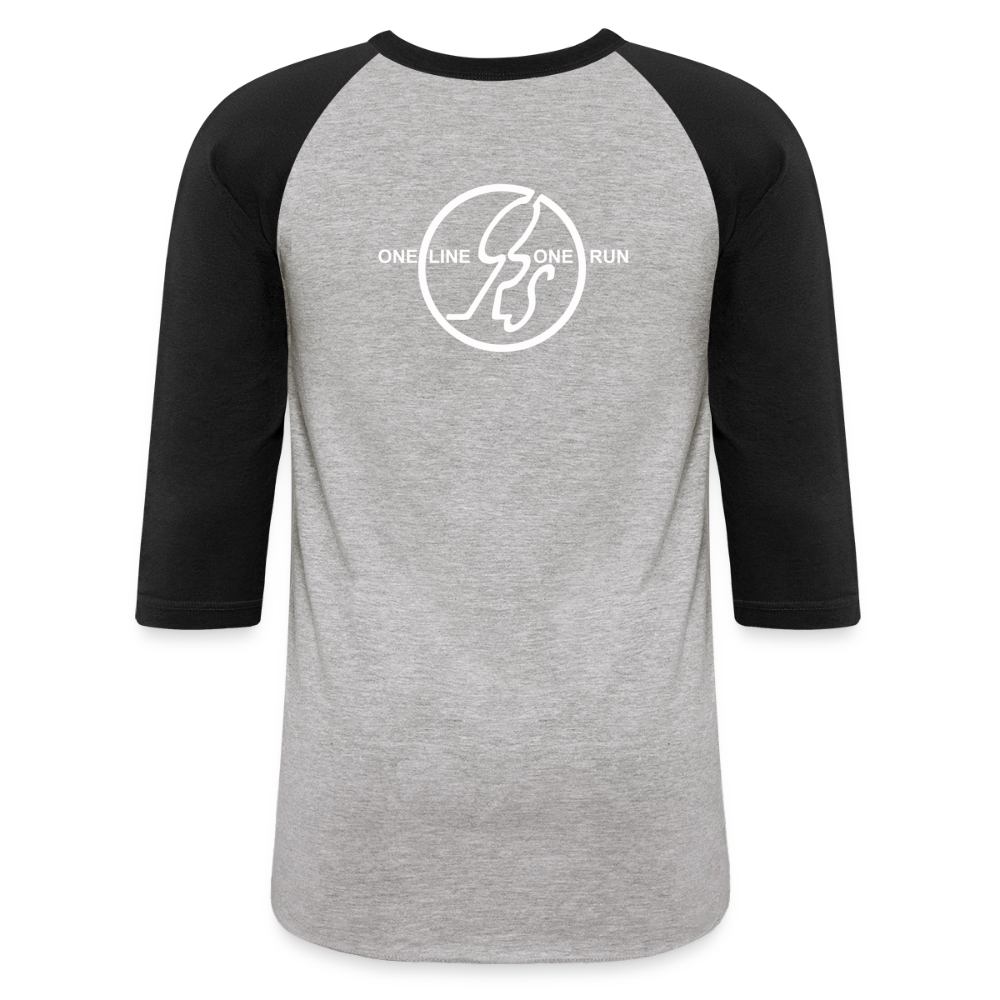 ORS OLOR Baseball T-Shirt - heather gray/black