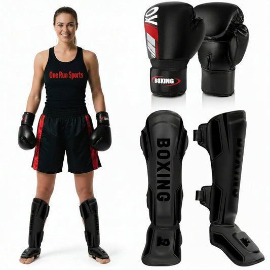 Medium Designed for Muay Thai, kickboxing, boxing, and MMA, this all-in-one kit delivers reliable protection while keeping you mobile and comfortable.