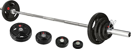Fitness Cast Iron Olympic Barbell 130lbs