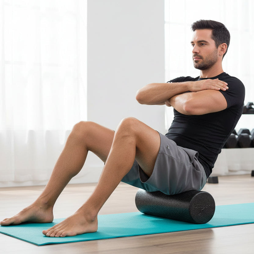 Prosource Fit High Density Foam Rollers 36, 18, 12- inches long.