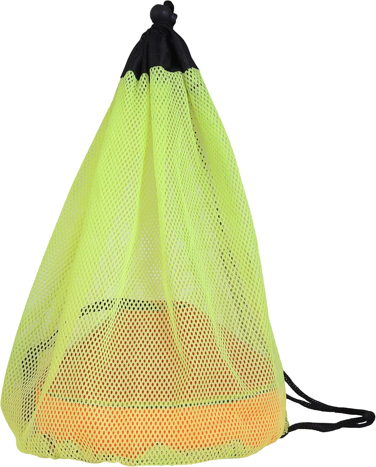 Athllete 50-pack durable, flexible soccer cones, highly visible for quick drills and multi-sport training; includes mesh bag for easy transport.
