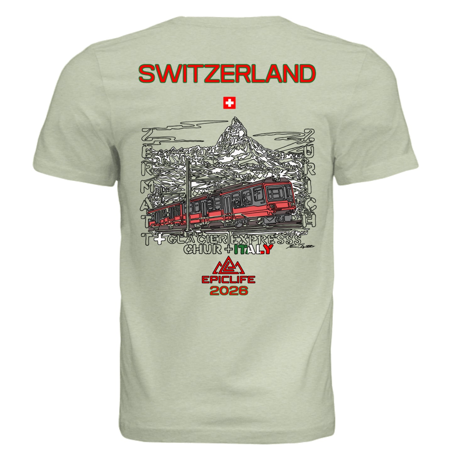 Spring Green Triblend - BACK