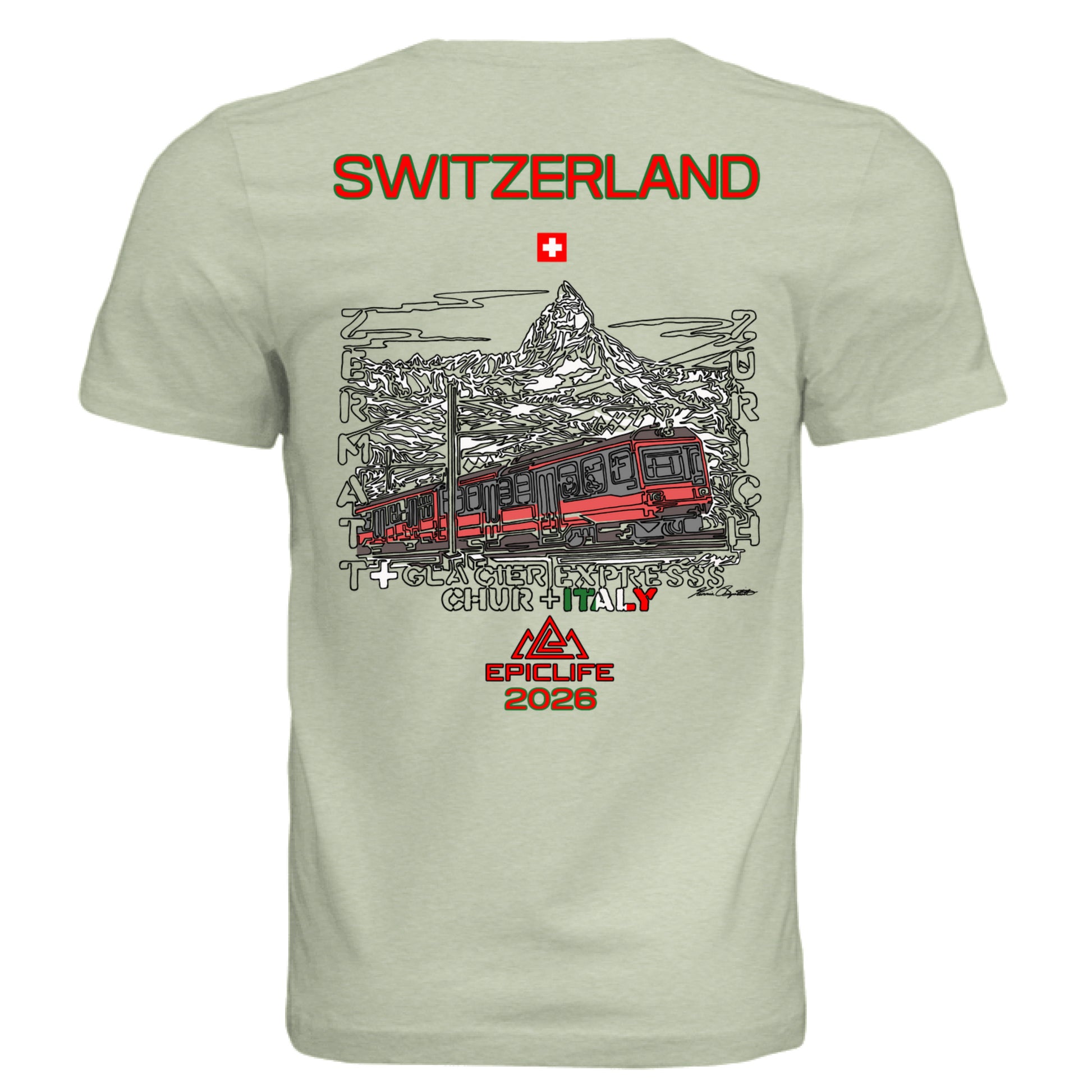 Spring Green Triblend - BACK