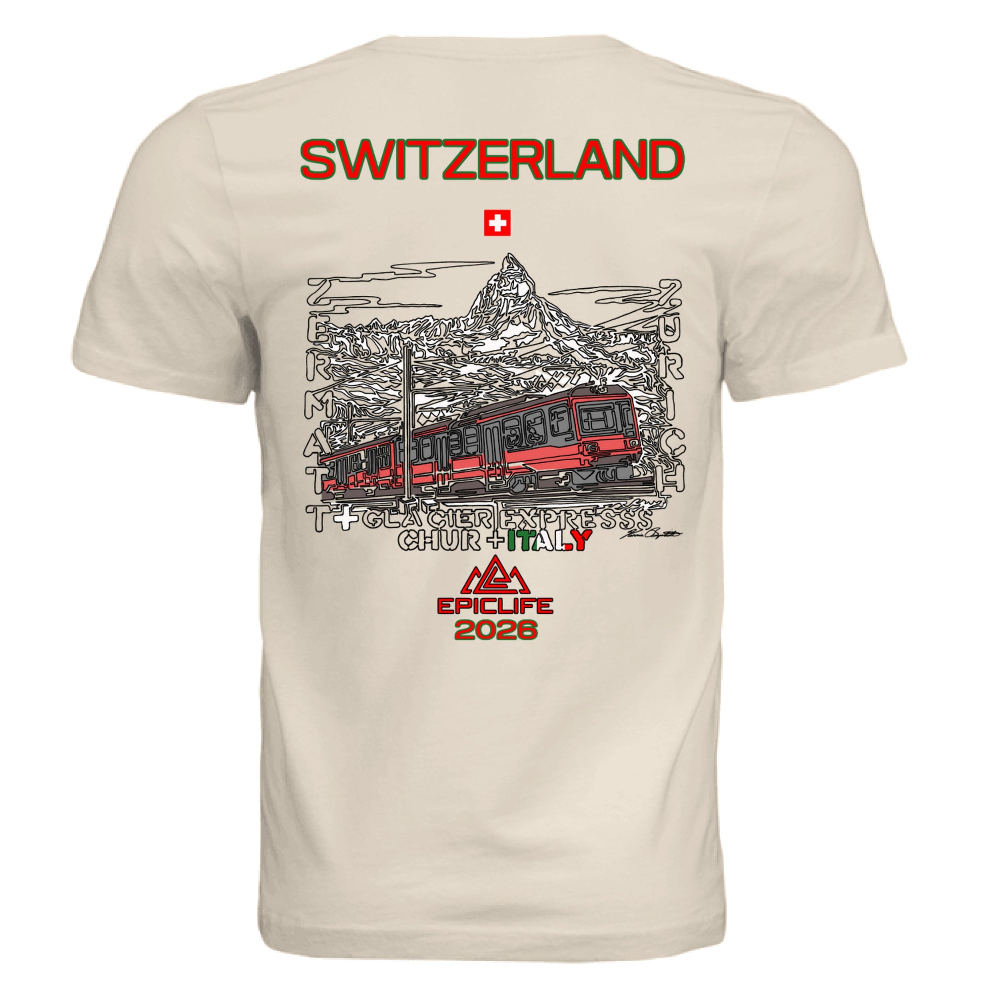 Solid Natural Triblend - BACK