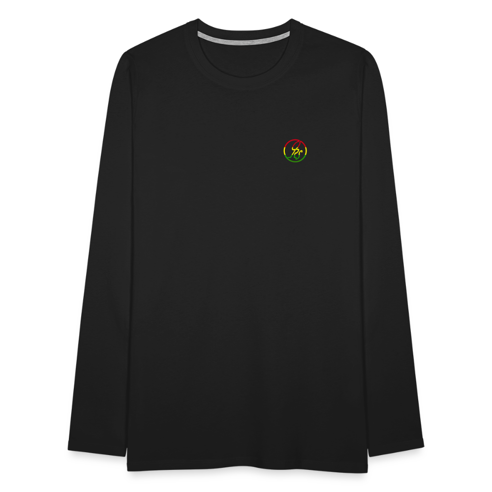 Men's Premium Long Sleeve T-Shirt - black
