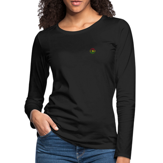 Women's Premium Long Sleeve T-Shirt - black