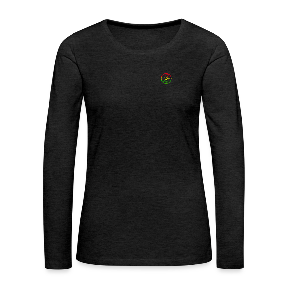 Women's Premium Long Sleeve T-Shirt - charcoal grey