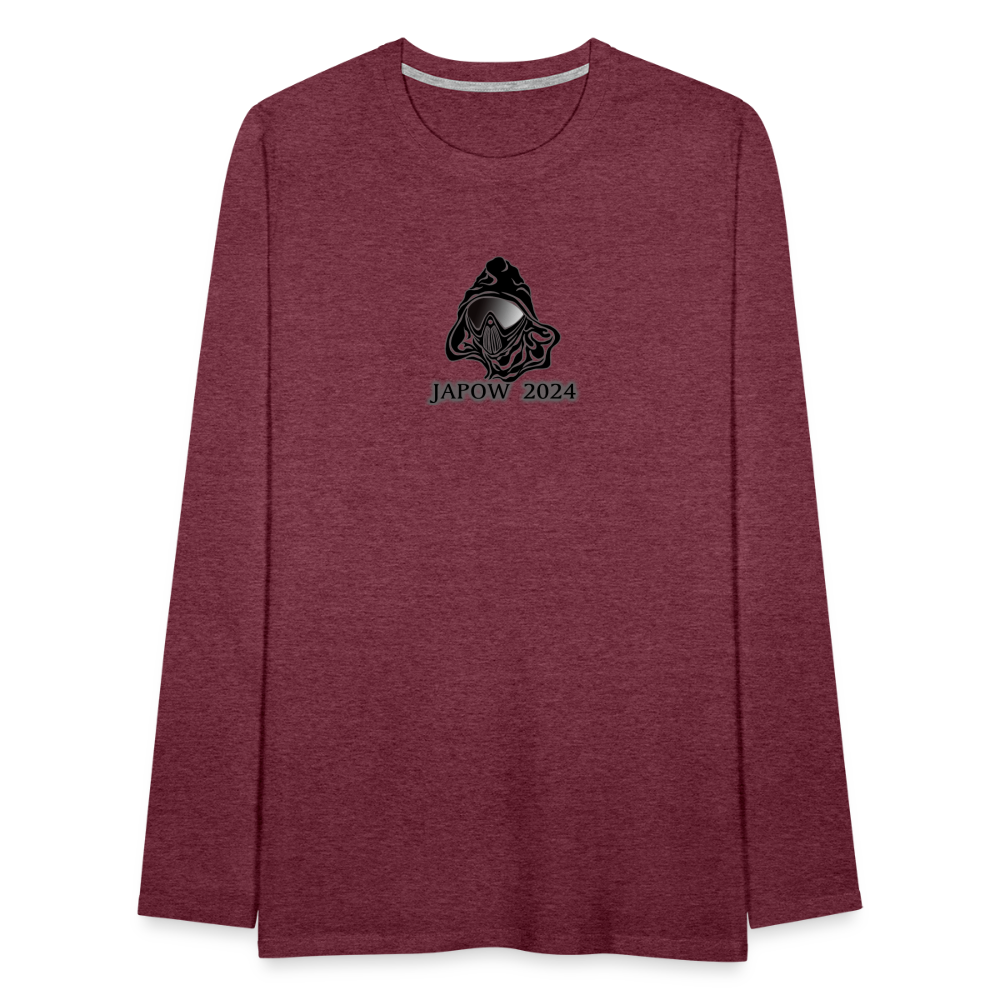 4H Vader Long Sleeve T-Shirt - heather burgundy