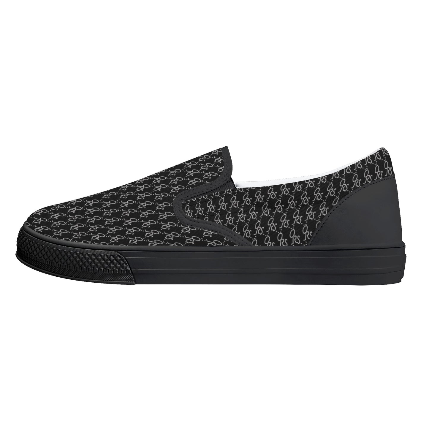Men's Black Slip On ORS Shoes - ONE RUN SPORTS LLC