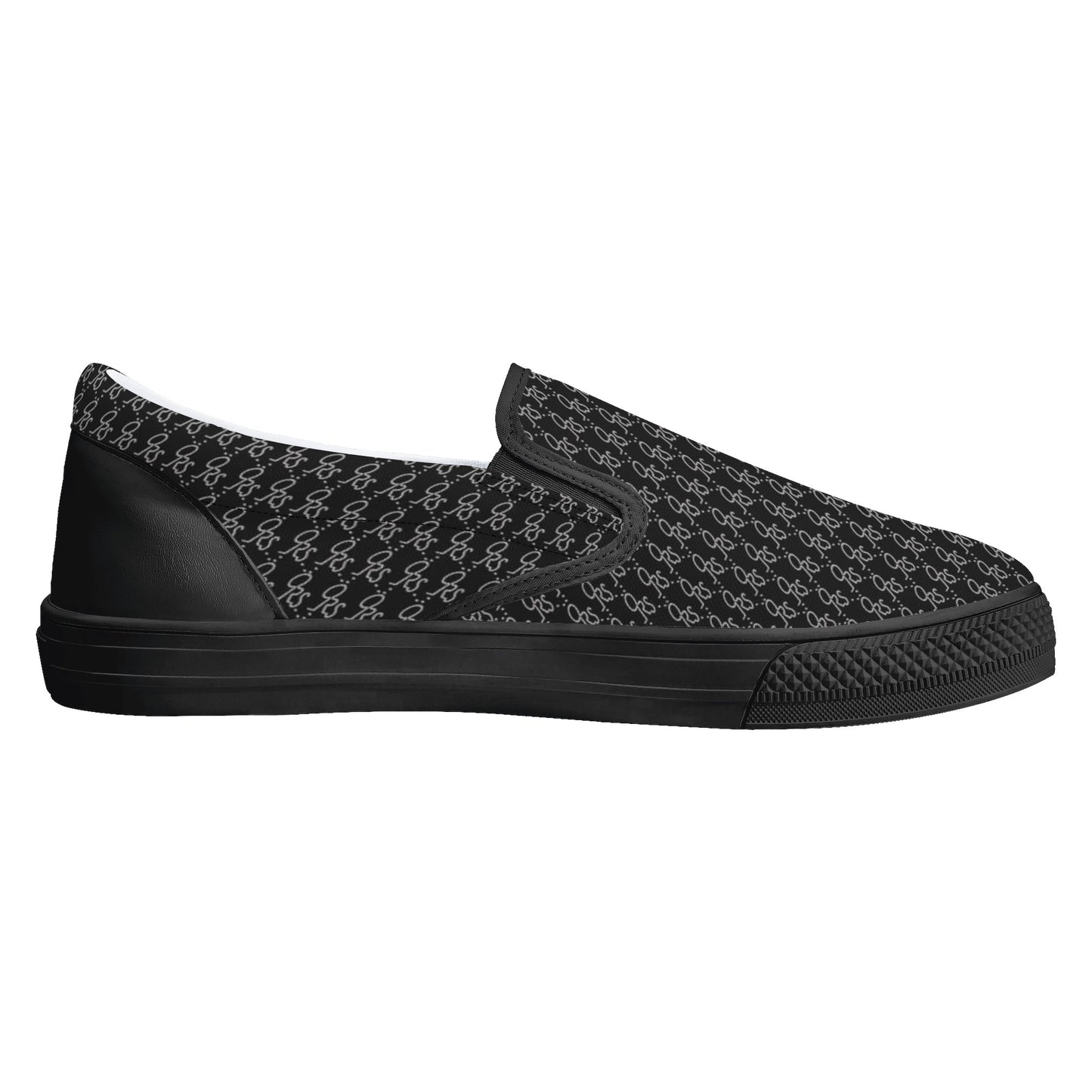 Men's Black Slip On ORS Shoes - ONE RUN SPORTS LLC