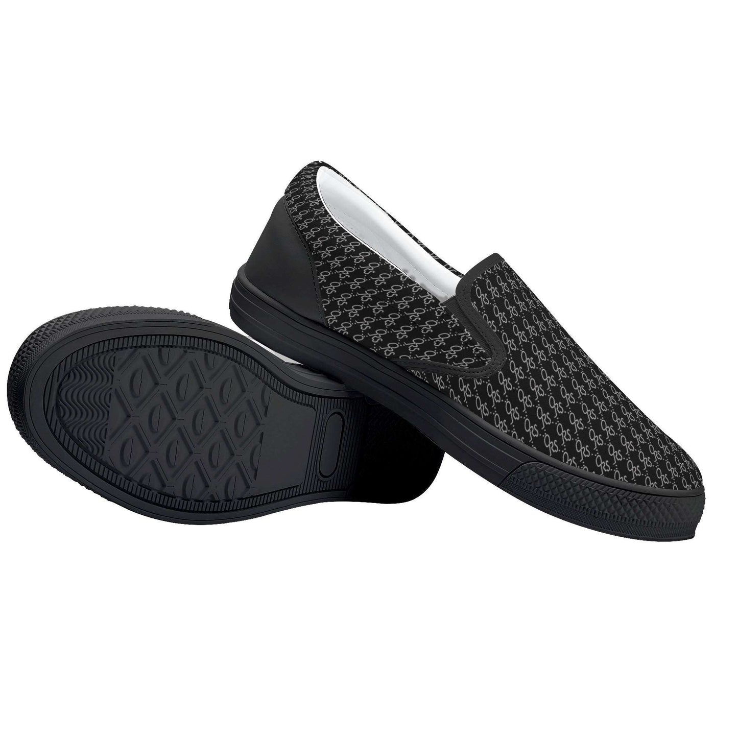 Men's Black Slip On ORS Shoes