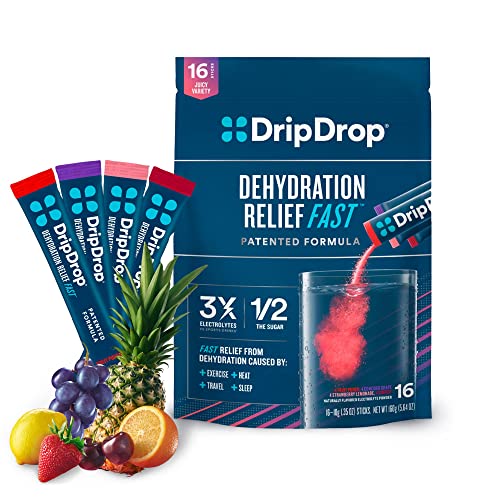 DripDrop Hydration - Electrolyte Powder Packets - 16 Count