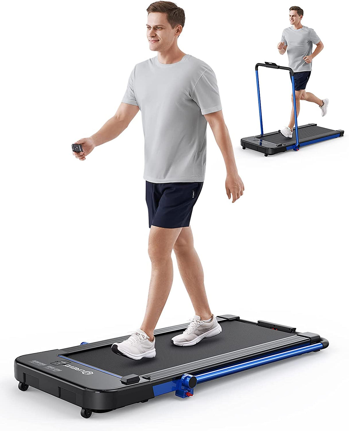 Slow Jogging Machine UR2.5HP Folding Electric Treadmill Walking Jogging Machine for Home Of ...