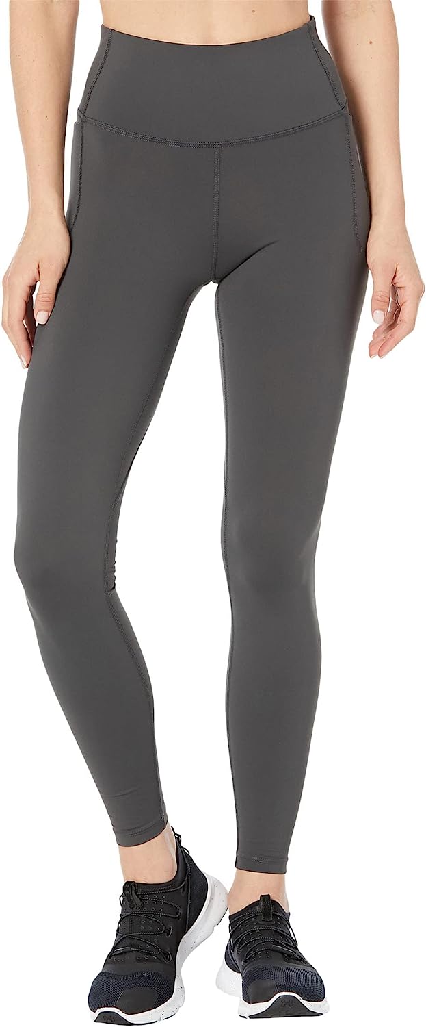 Under Armour Women's Meridian Leggings Jet Gray/Metallic Silver (Size Small)