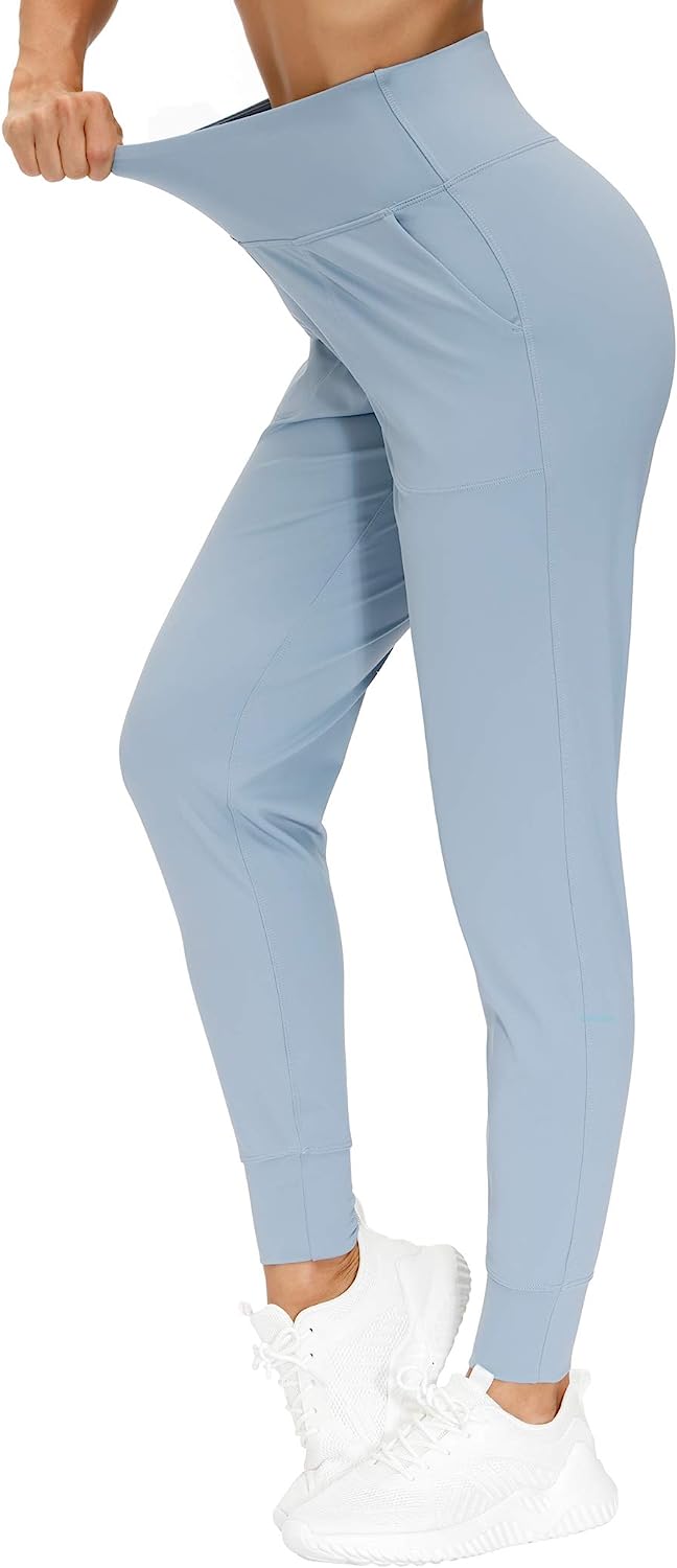 Lightweight Athletic Leggings Tapered Lounge Pants for Workout