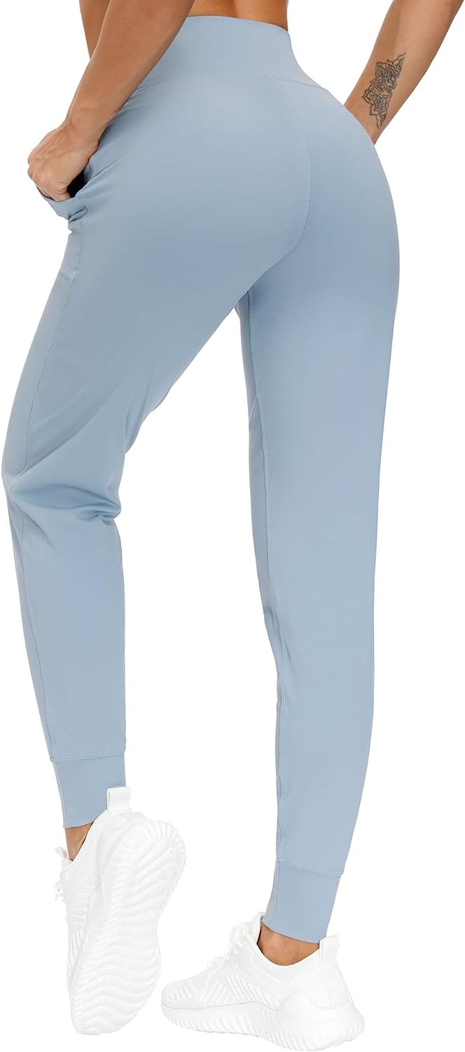 Lightweight Athletic Leggings Tapered Lounge Pants for Workout, Yoga