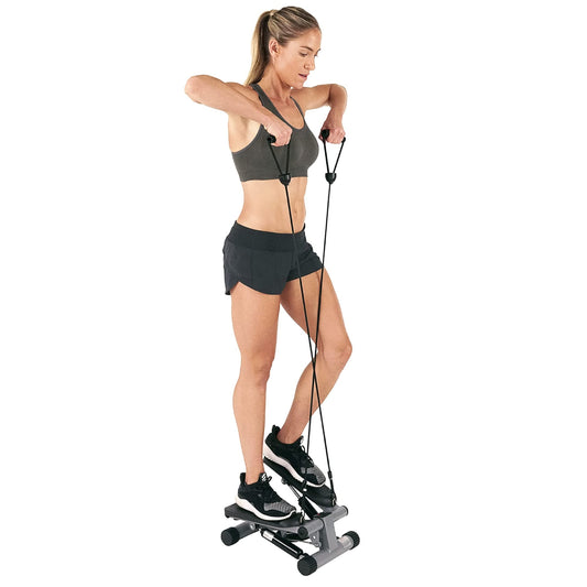 Health & Fitness Mini Stepper Stair Stepper Exercise Equipment with Resistance Bands Original