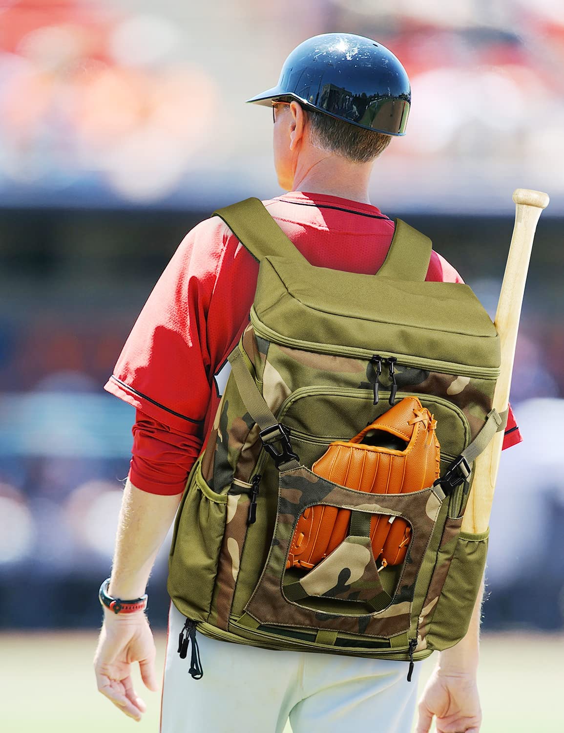 MATEIN Professional Baseball Backpack, Softball Bag.