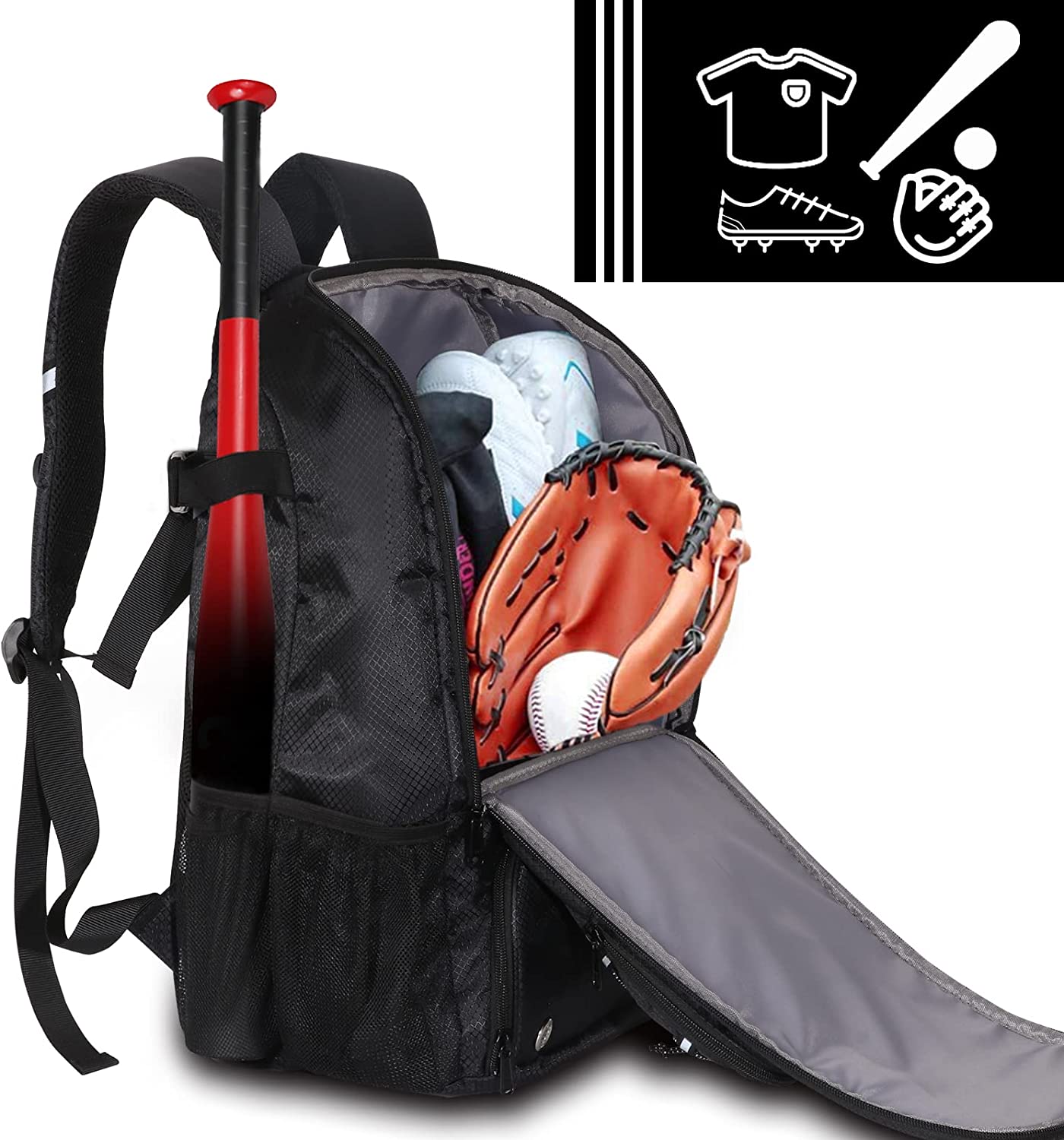 Adult hotsell softball bag