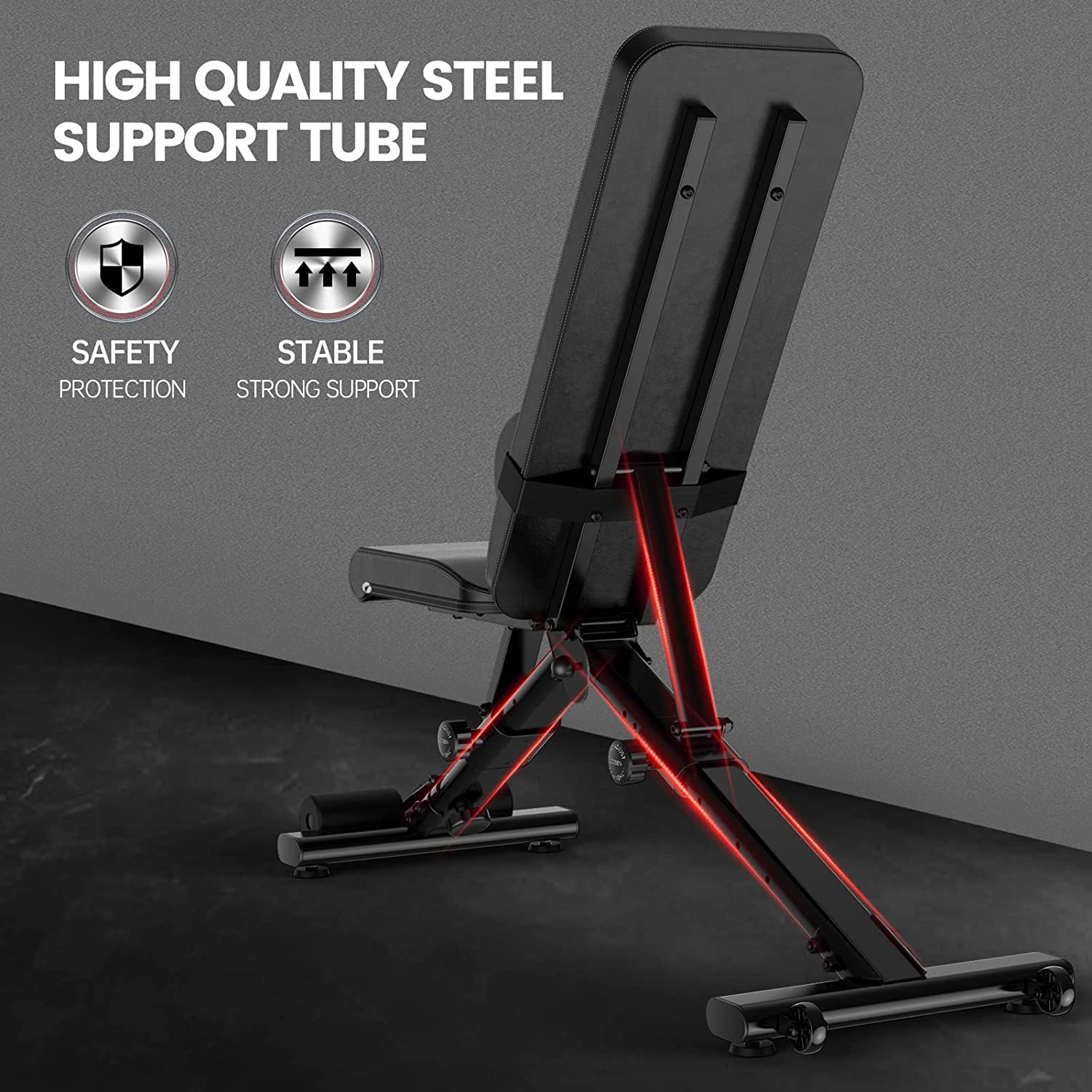 Adjustable Weight Bench - ONE RUN SPORTS LLC