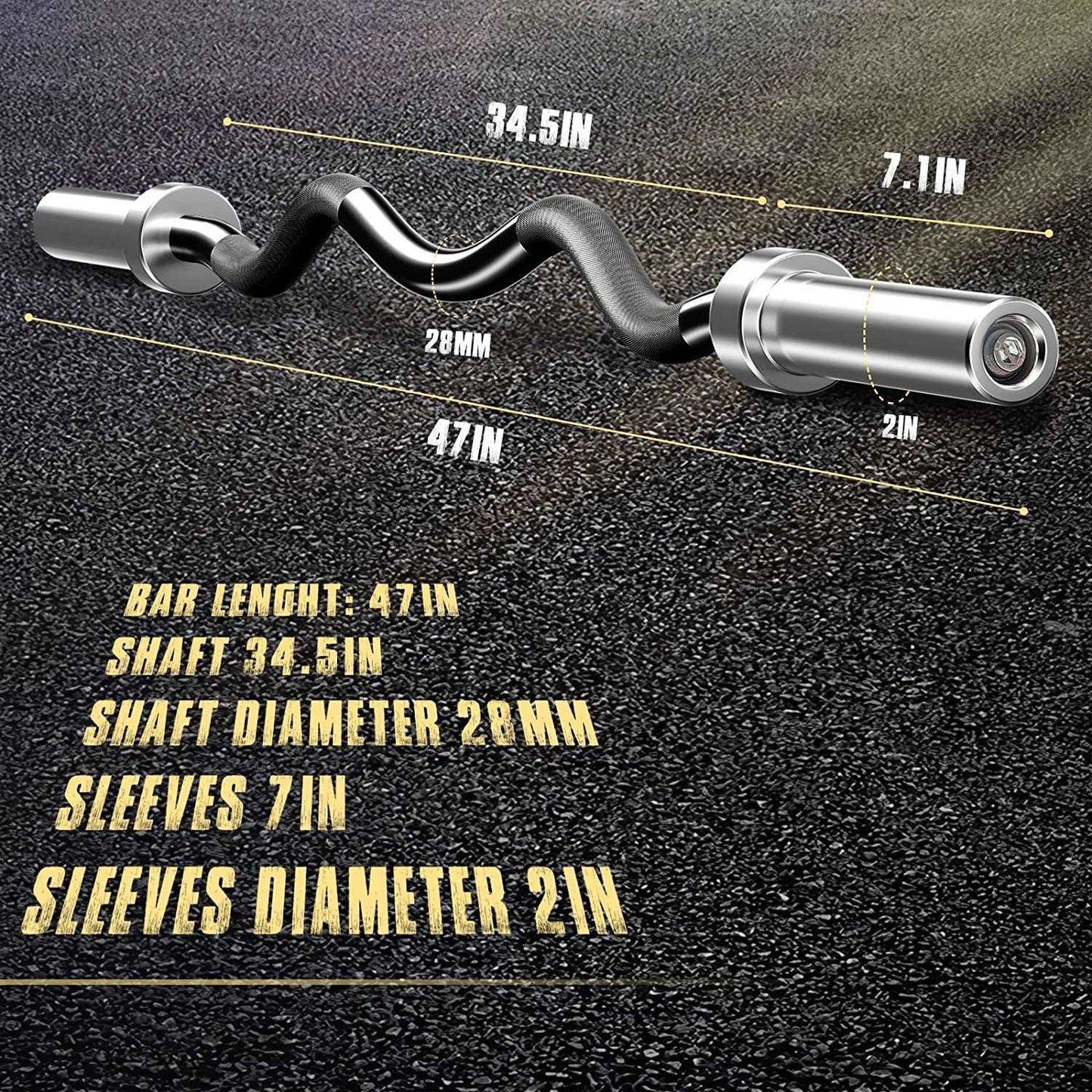 Olympic Barbell Curl Bar