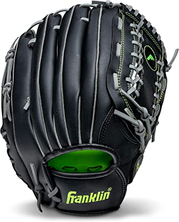 Franklin Sports Baseball + Softball Gloves - Field Master Adult + Youth Baseball + Softball Gloves - Right Hand + Left Hand Gloves