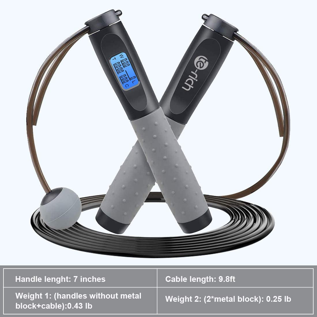 Adjustable Weighted Jump Rope