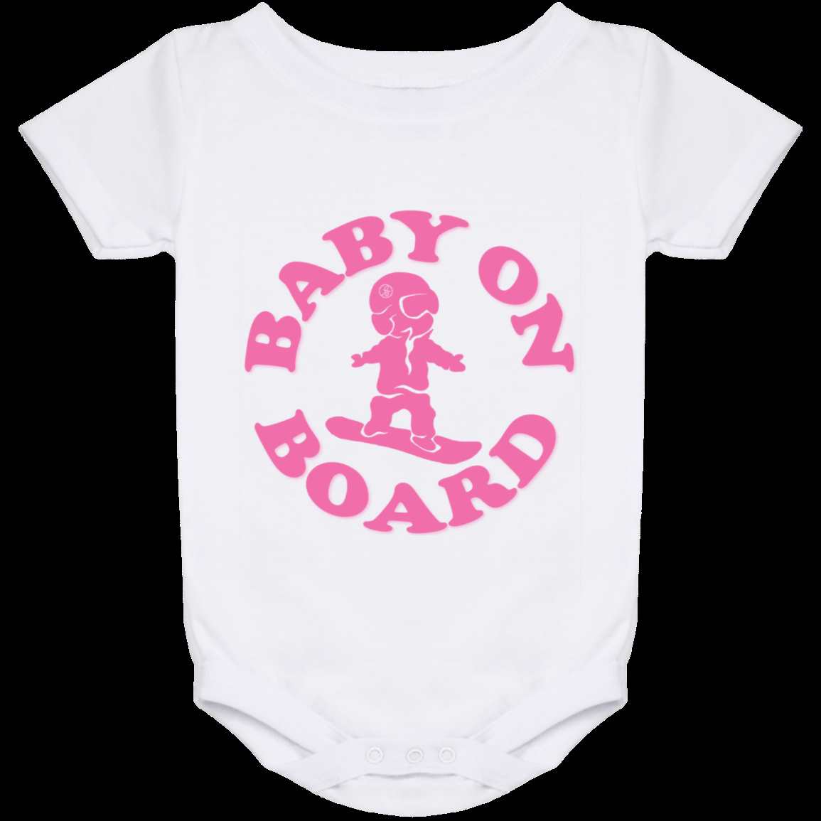 Baby On Board Pink Onesie 24 Month - ONE RUN SPORTS