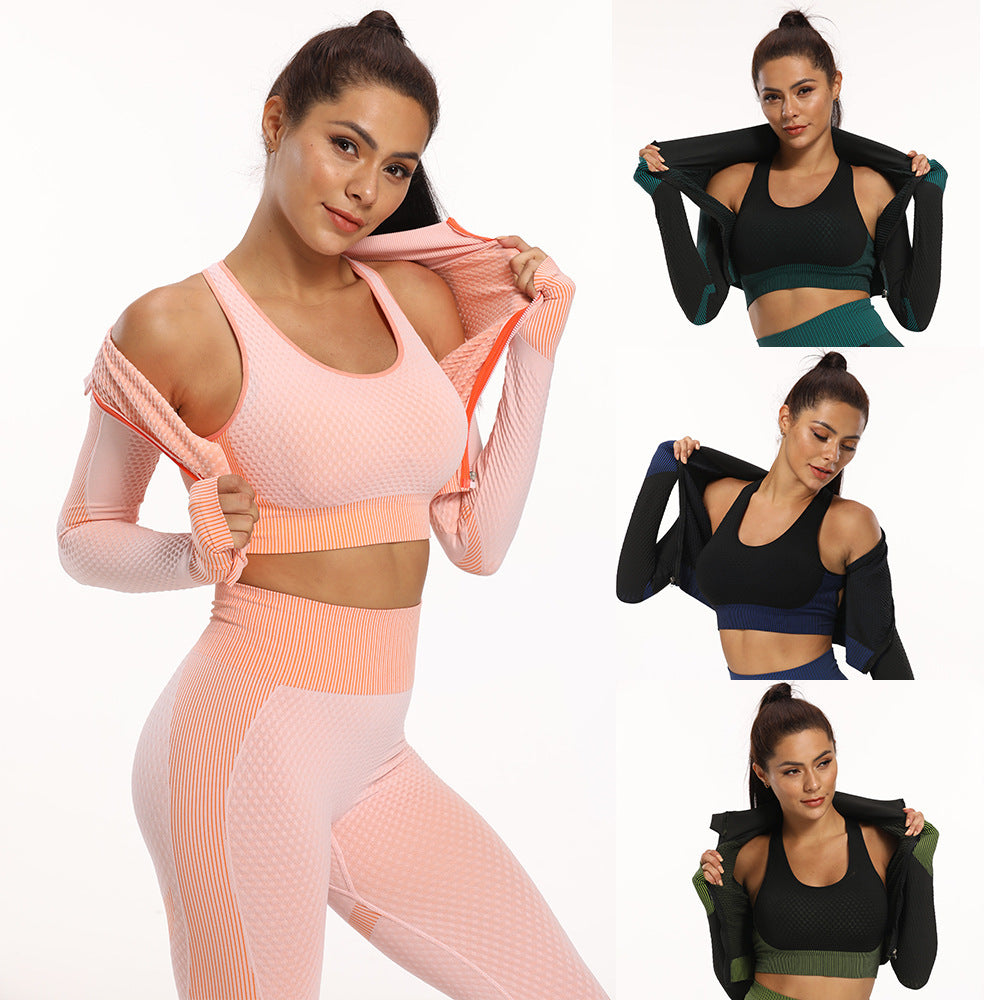 high quality vertical bar sexy seamless suction Fitness Yoga vest