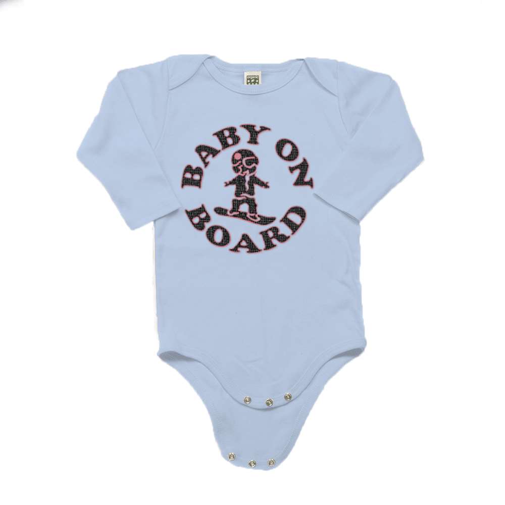 ORS Baby On Board Pink Onesie - ONE RUN SPORTS