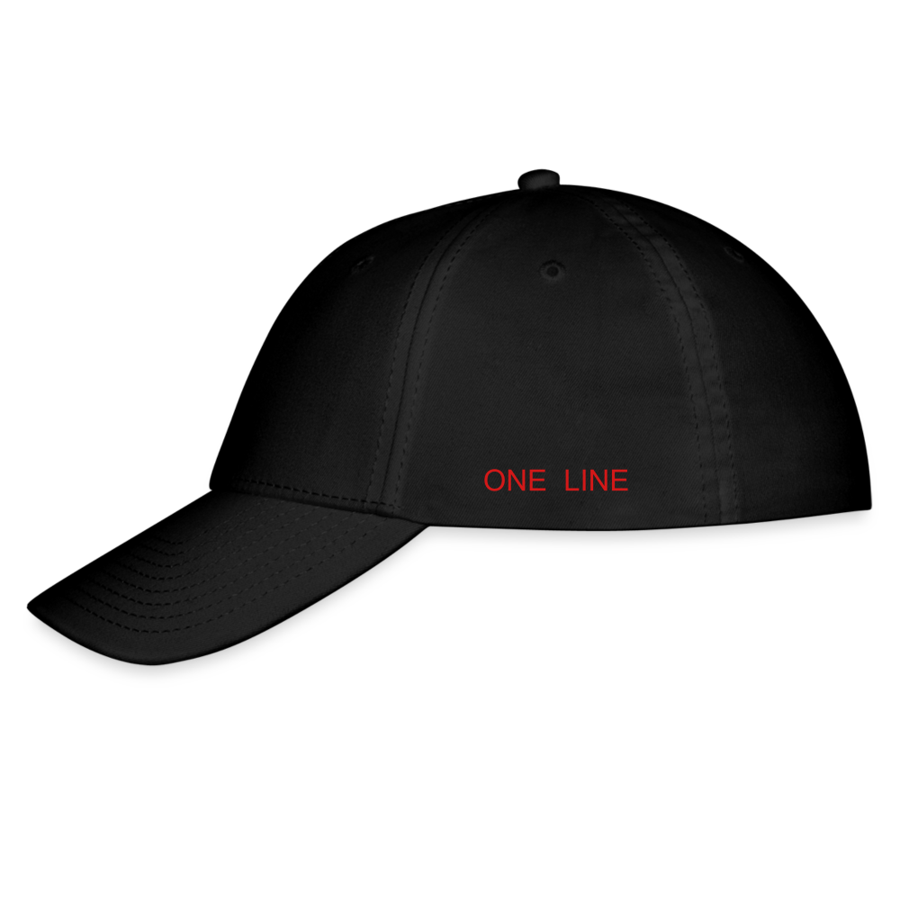 ONE RUN Baseball Cap - black