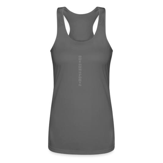 Performance Racerback ORS Tank Top - charcoal