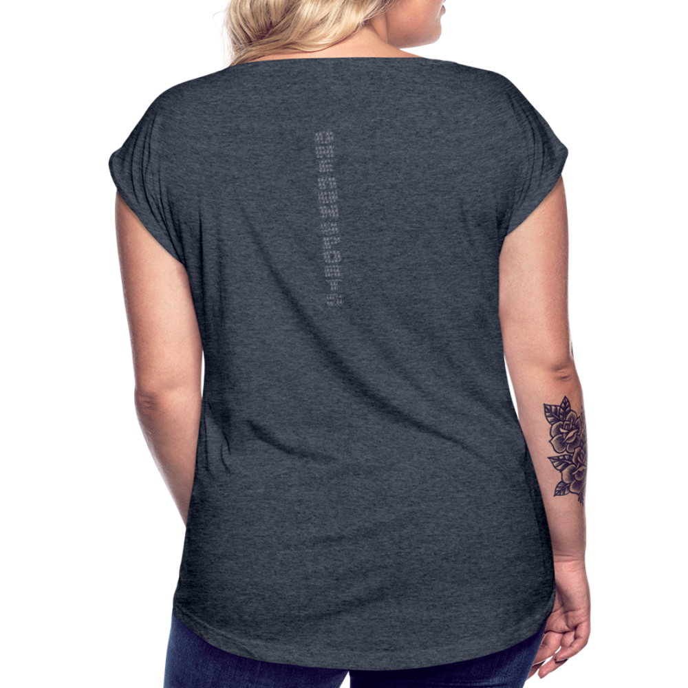 Women's Roll Cuff ORS T-Shirt - navy heather